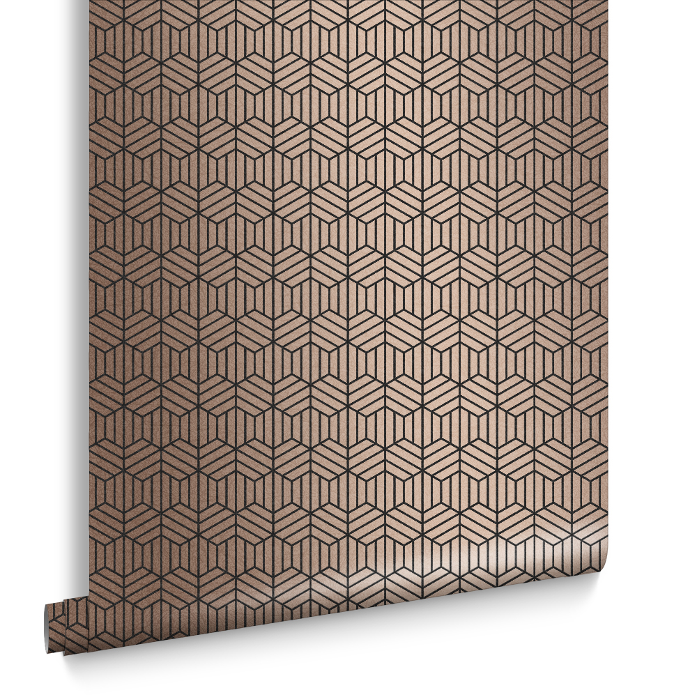 Graham & Brown  vliesbehang  Echo Rose Gold Graham & Brown  vliesbehang  Echo Rose Gold