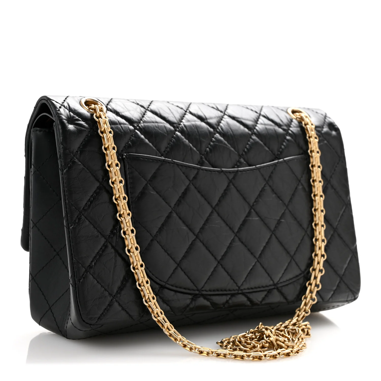 Aged Calfskin Quilted 2.55 Reissue 226 Flap Black - Top Club