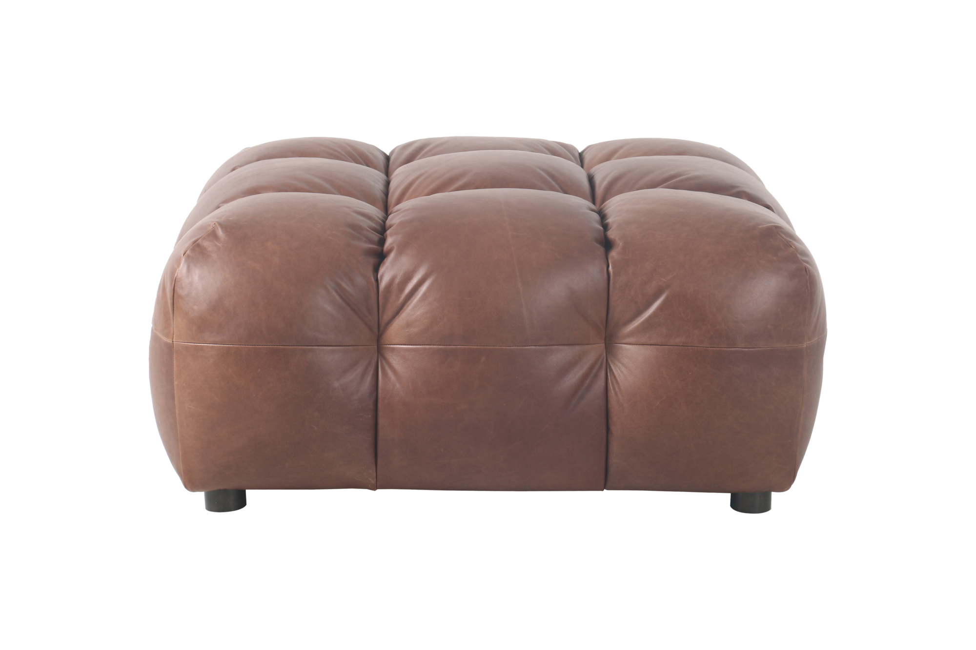 Hocker Hackman Leather Chocolate