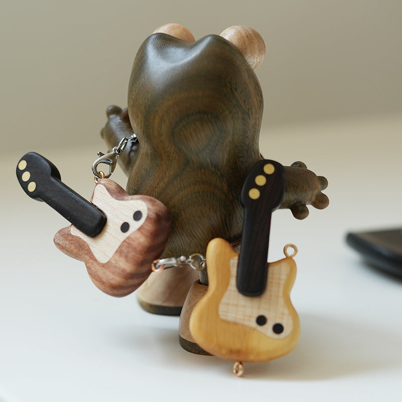 Small guitar refrigerator magnet