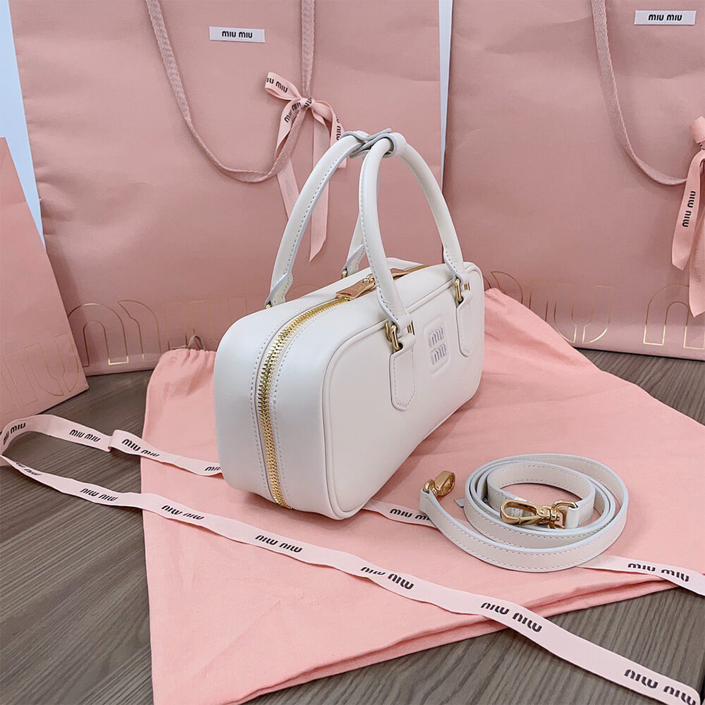 MIUMIU Large Arcadie Leather Bag(HIGH-END GRADE) - Top Club