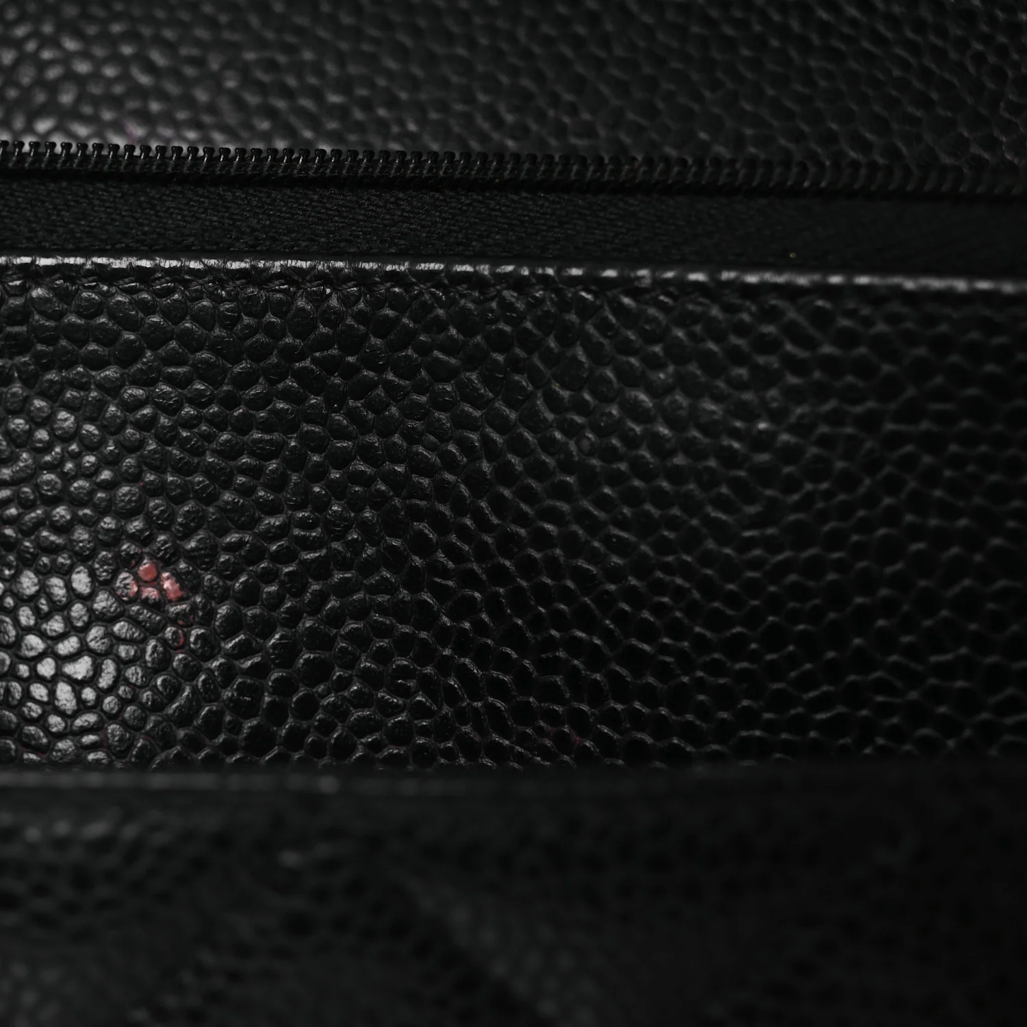 Caviar Quilted Wallet on Chain WOC Black - Top Club