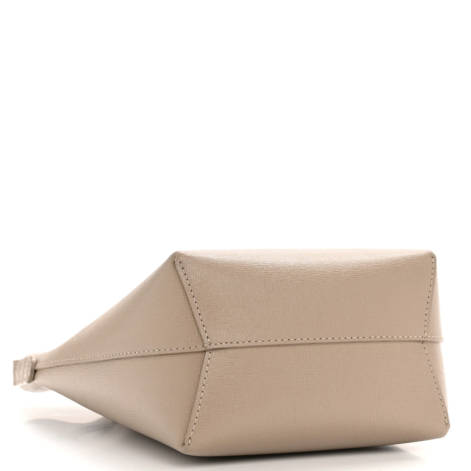 Saffiano Mini Mini Bucket Bag Beige - Top Club