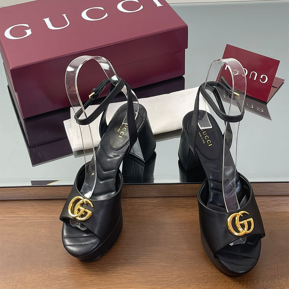GUCCI Women s platform sandal with Double G - Top Club