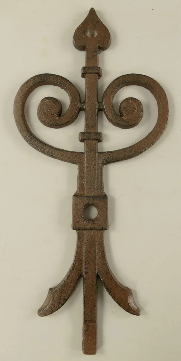 Wall decoration anchor rustic brown 23 x 1.5 x H. 50 cm - nostalgic metal anchor - living room decoration - garden decoration - patio decoration - decorative accessories