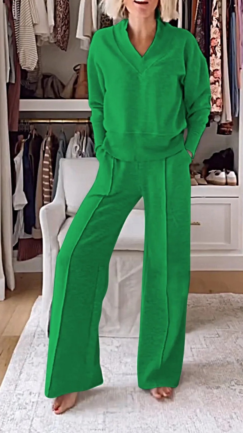 Women's Athletic-Casual Two-Piece Set - Nordfashionstorm - Women's Clothing, Fashion for You - Nordfashionstorm.com