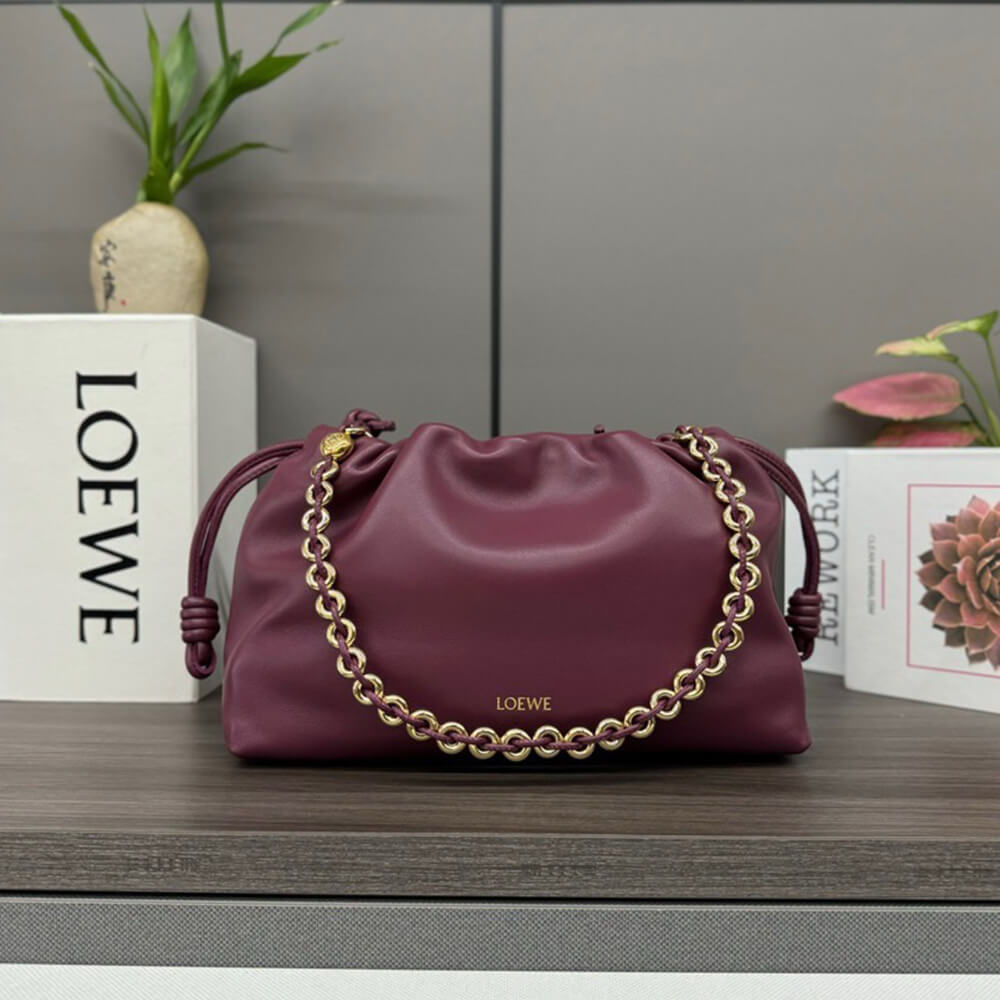 Loewe Medium Flamenco purse in mellow nappa lambskin - Top Club