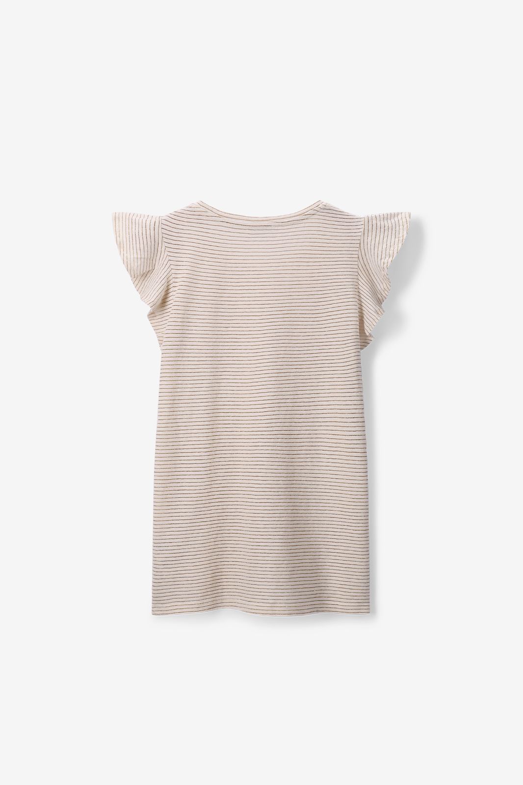 Witte top met ruffles