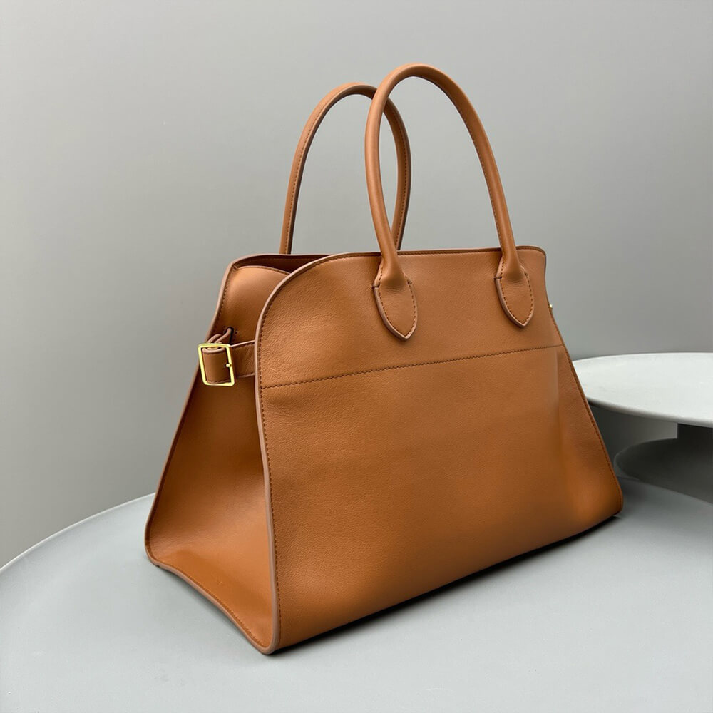 THE ROW  Soft Margaux 15 leather bag(High-end Grade) - Top Club