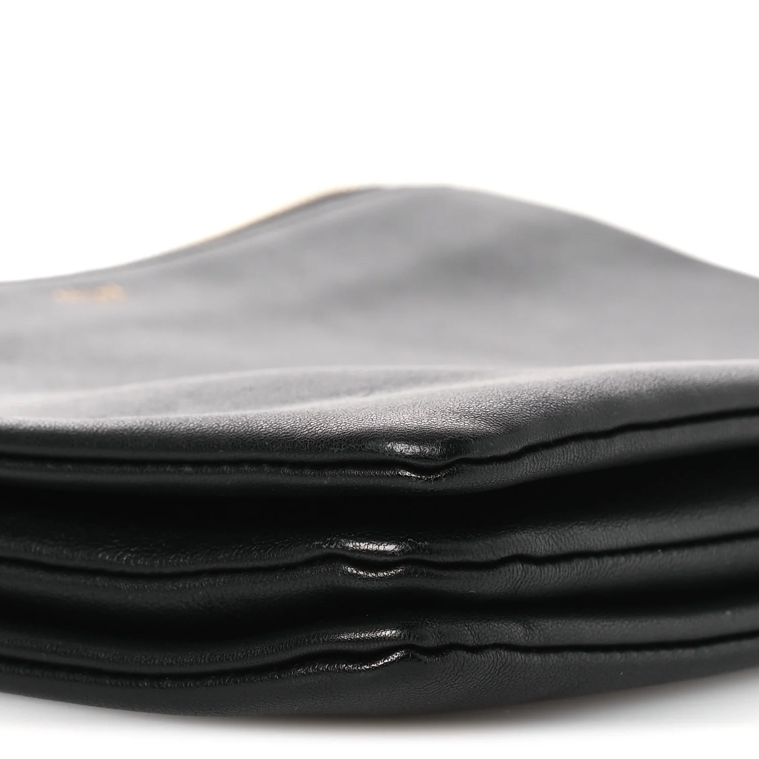 Lambskin Large Trio Crossbody Bag Black - Top Club