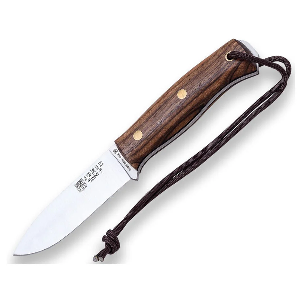 Joker Ember Flat Nogal - Cuchillo de supervivencia y buschcraft