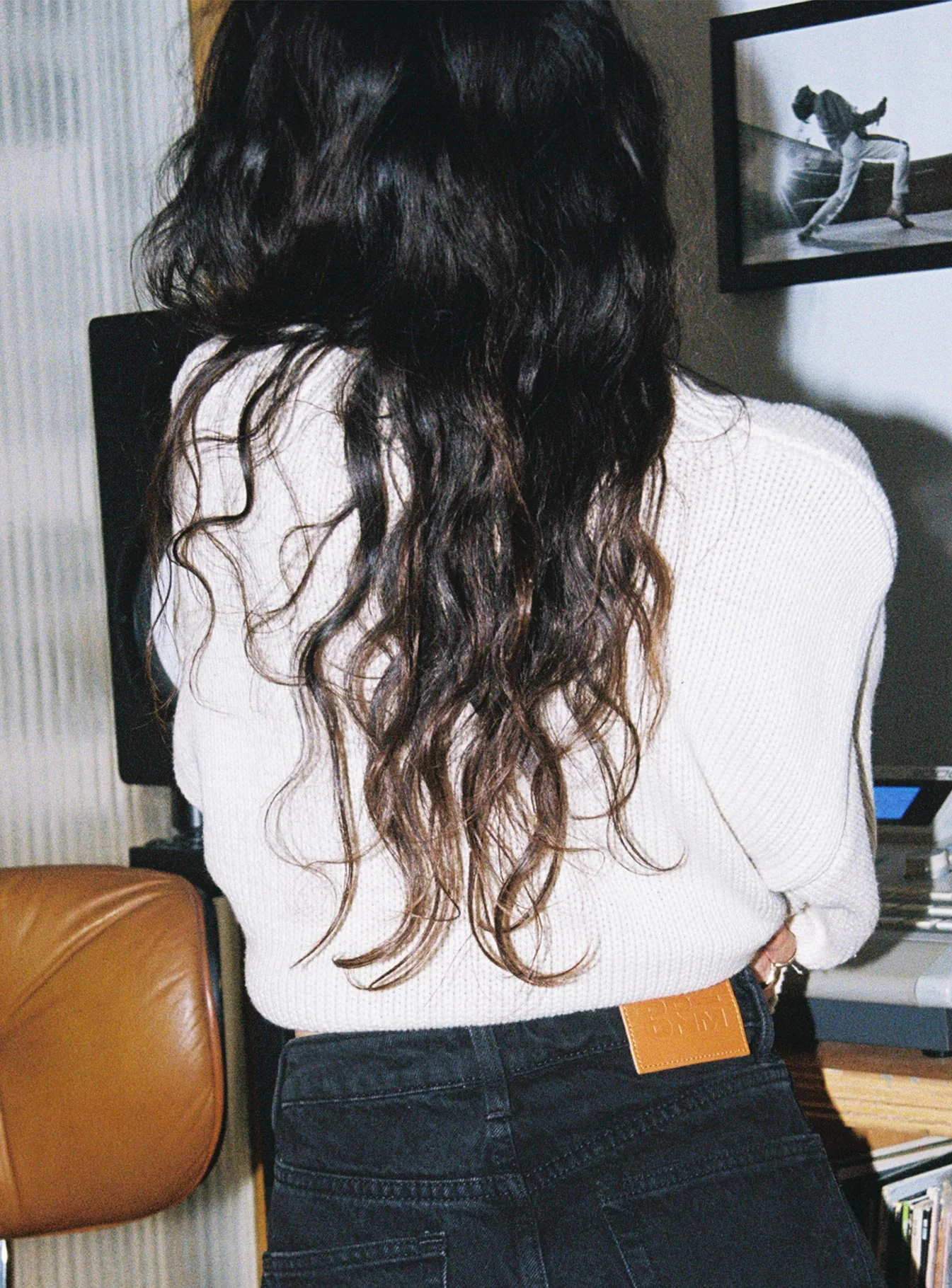 Harmony Balloon Sleeve Knit Sweater Beige Petite