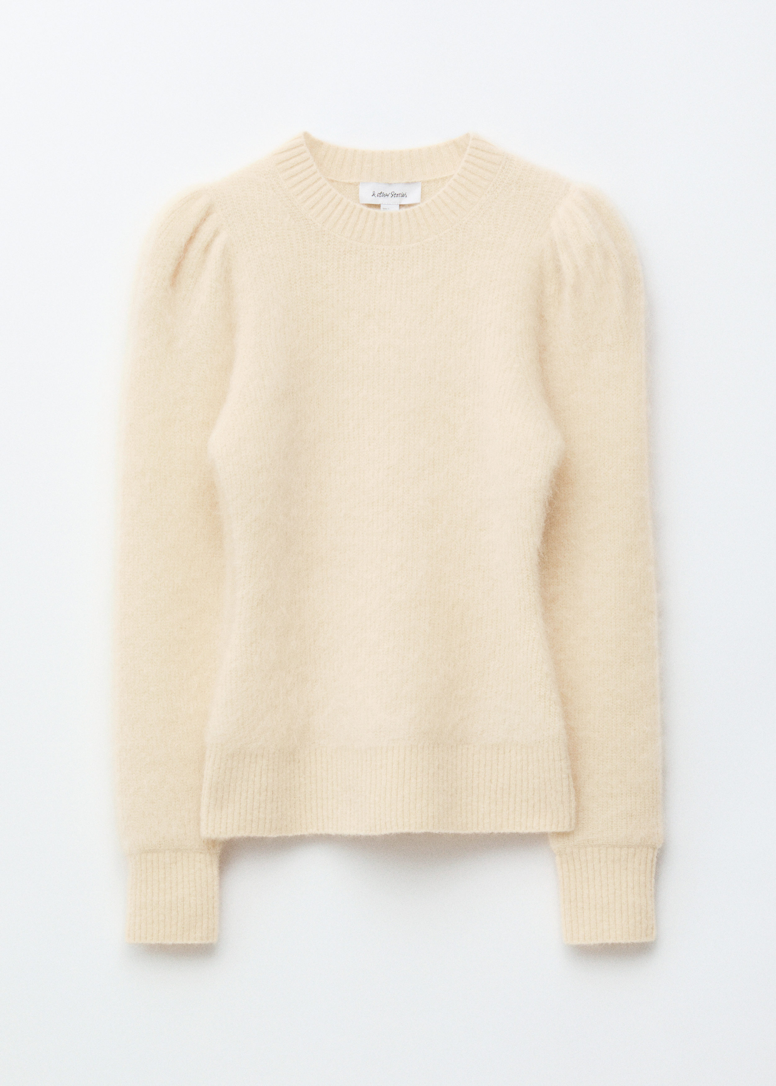 & Other Stories MOHAIR-BLEND PUFF-SLEEVE JUMPER