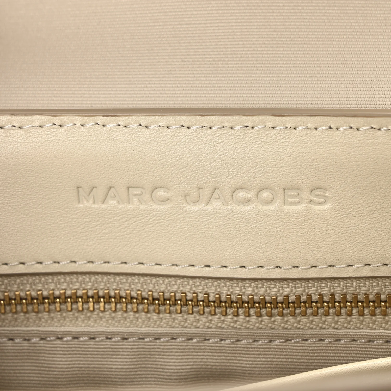 Calfskin Large The Covered J Marc Saddle Bag Cloud White - Top Club