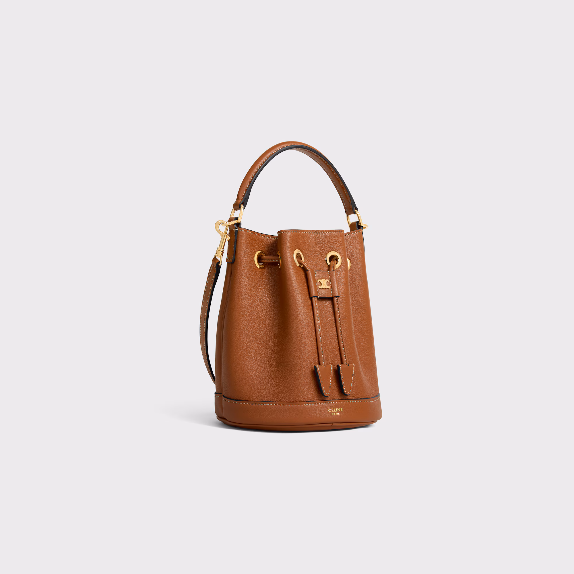 TEEN CLARA BAG IN SUPPLE GRAINED CALFSKIN - Top Club