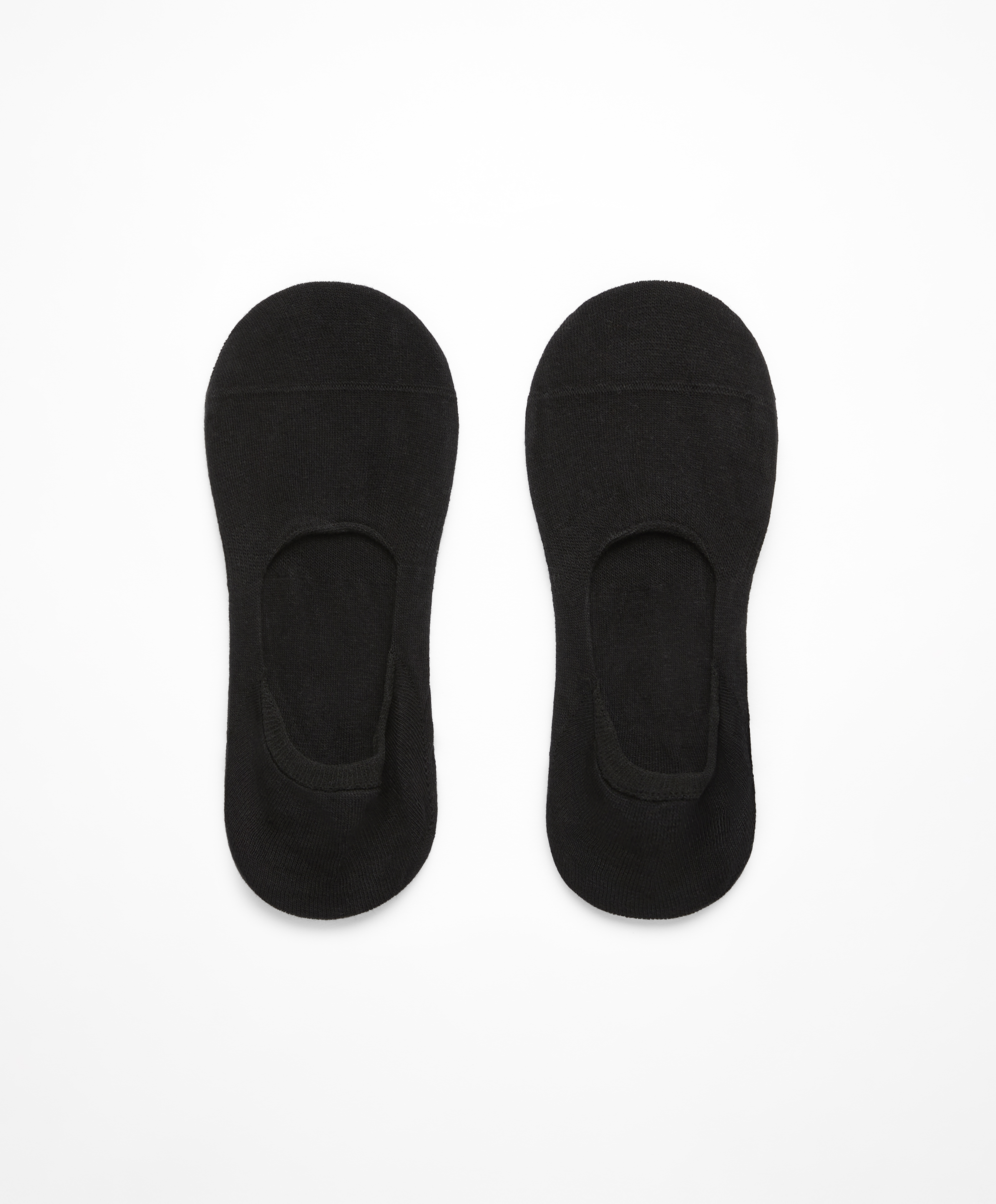 OYSHO 2 pairs of high-cut cotton blend invisible socks