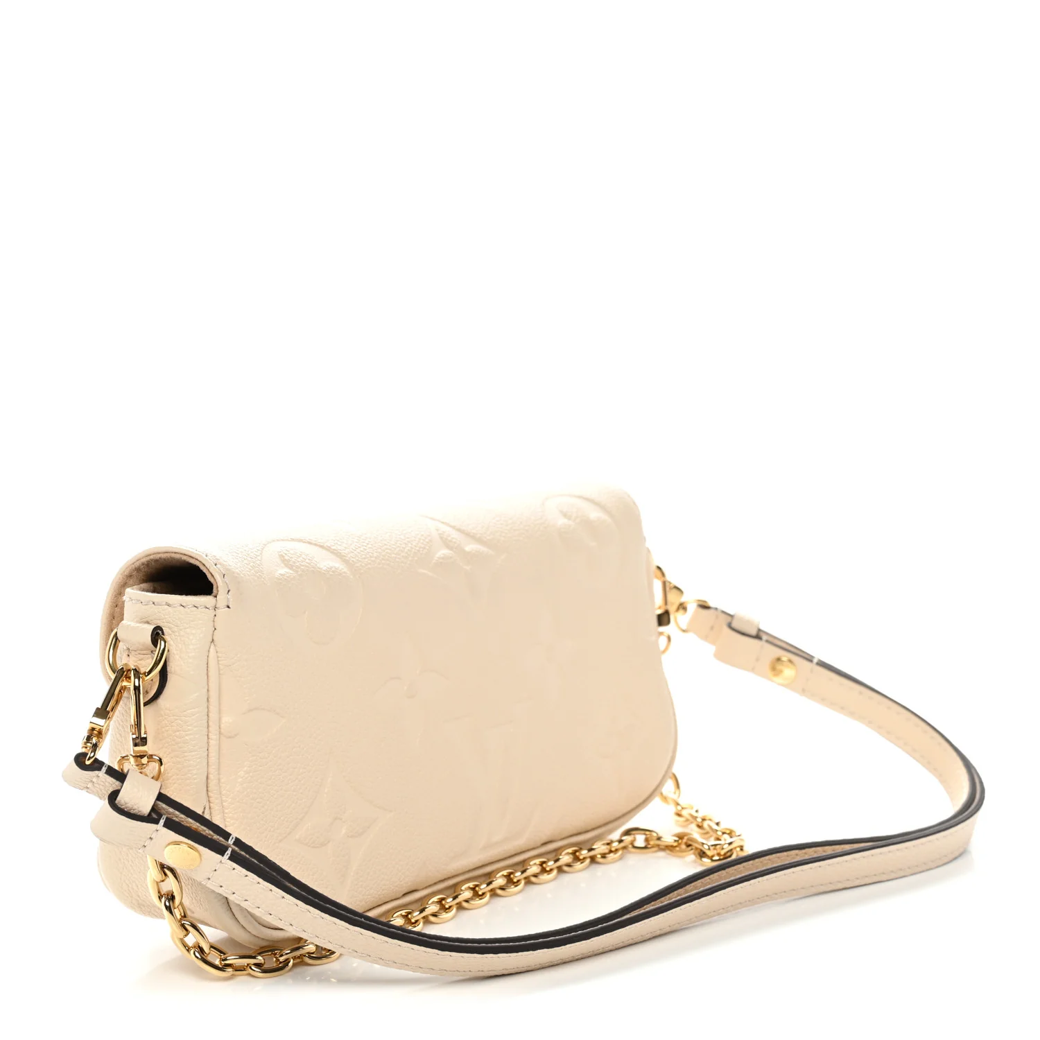 Empreinte Monogram Giant Ivy Wallet On Chain Cream - Top Club