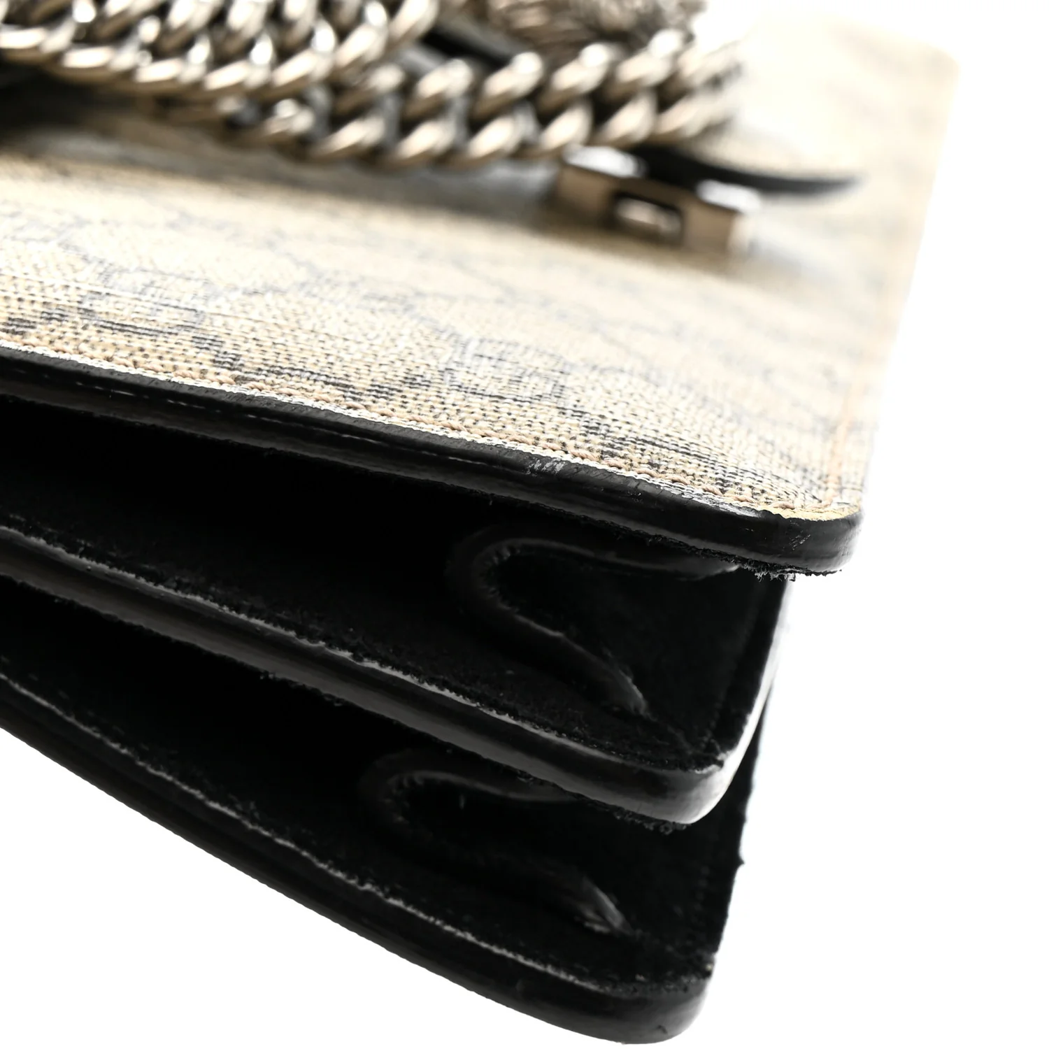 GG Supreme Monogram Medium Dionysus Shoulder Bag Black - Top Club
