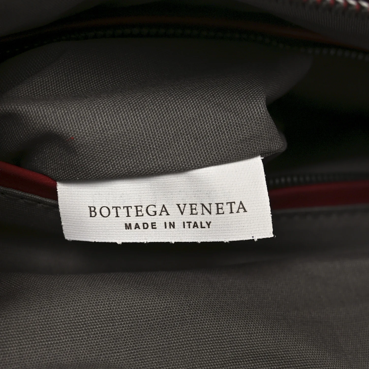 Nappa Intrecciato Medium Convertible Tote Burgundy - Top Club