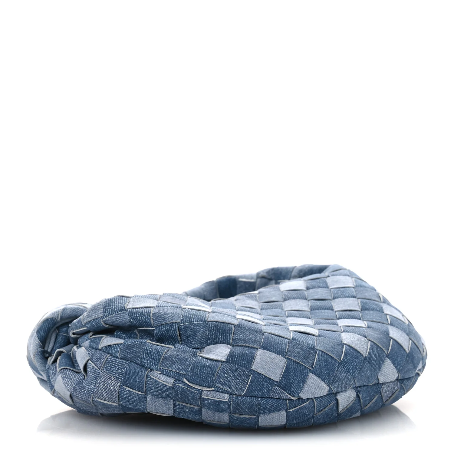 Nappa Denim Effect Intrecciato Mini Jodie Denim - Top Club
