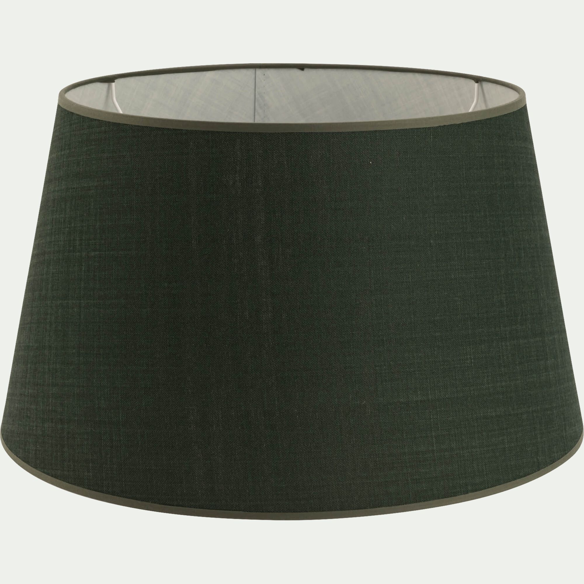 MISTRAL - Abat-jour tambour en coton D45cm - vert cèdre
