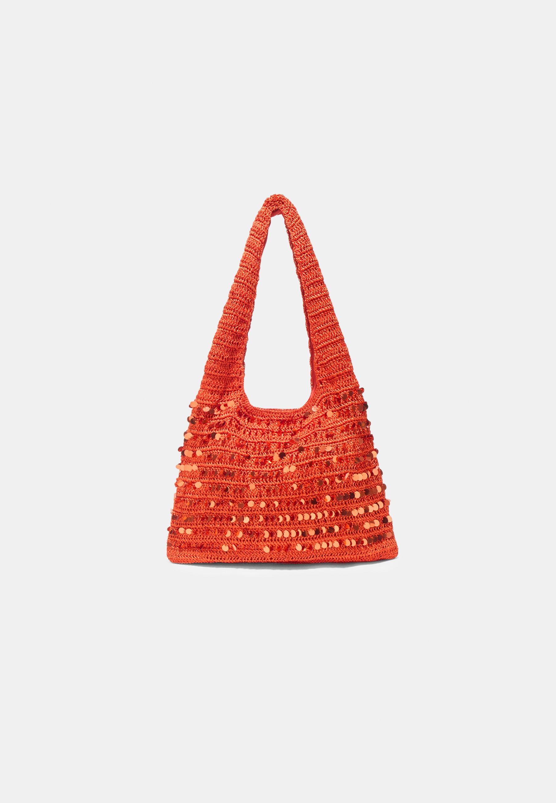 SEQUIN SHOULDER BAG