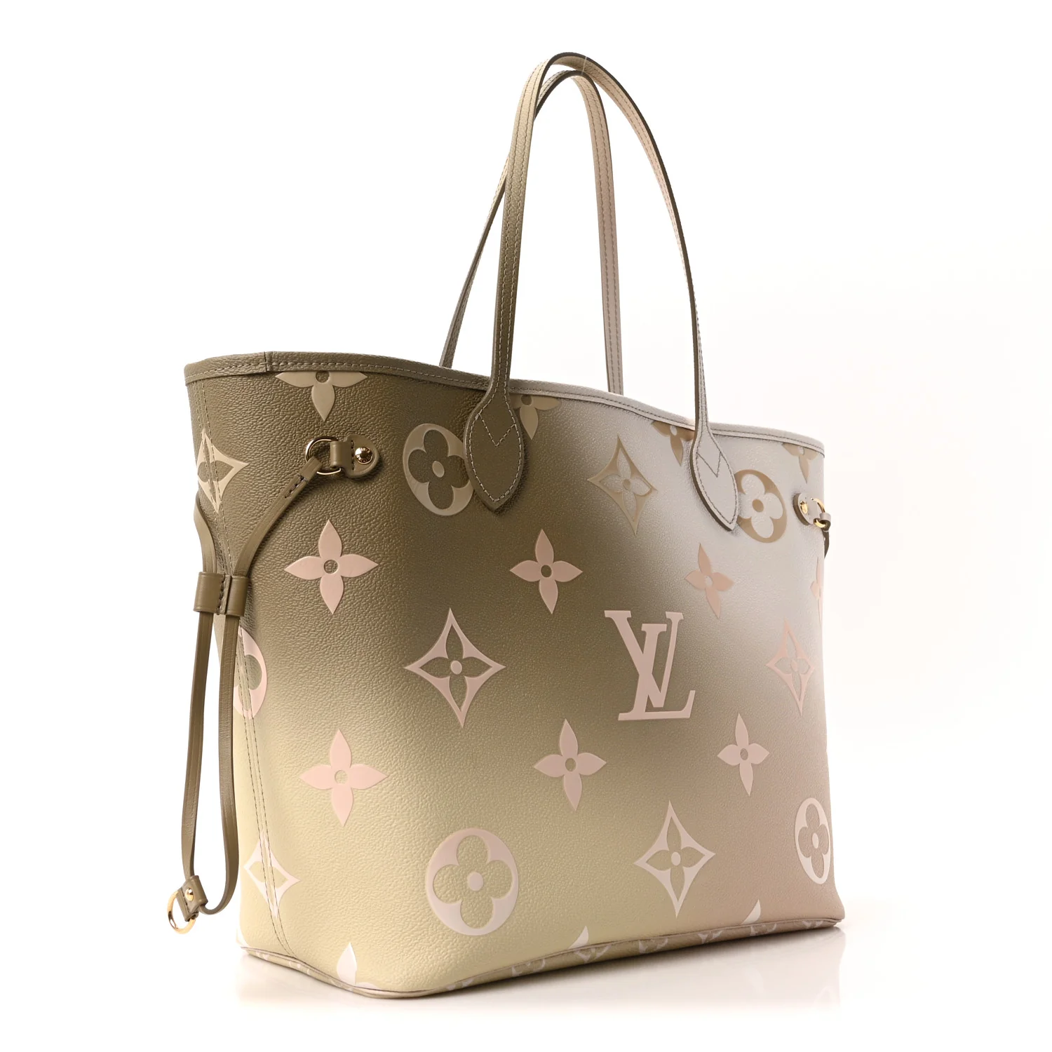 Monogram Giant Spring In The City Neverfull MM Sunset Kaki - Top Club
