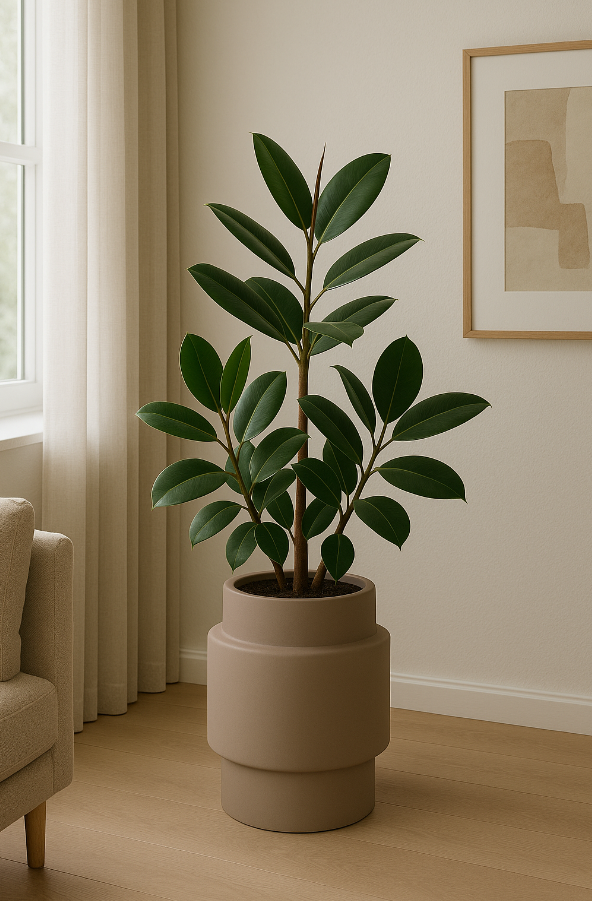 Plantenpot Billund big taupe Ø60 x H70 cm