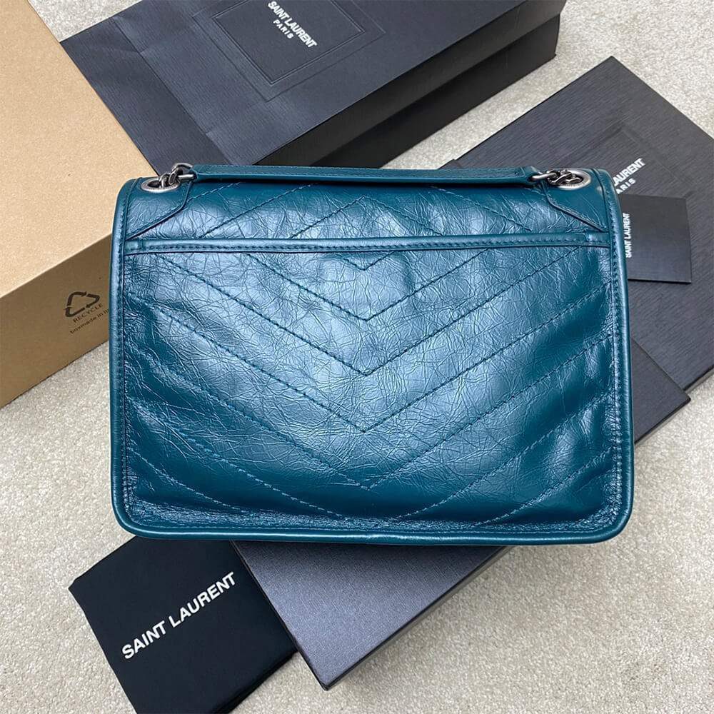 YSL NIKI MEDIUM IN CRINKLED VINTAGE LEATHER(HIGH-END GRADE) - Top Club