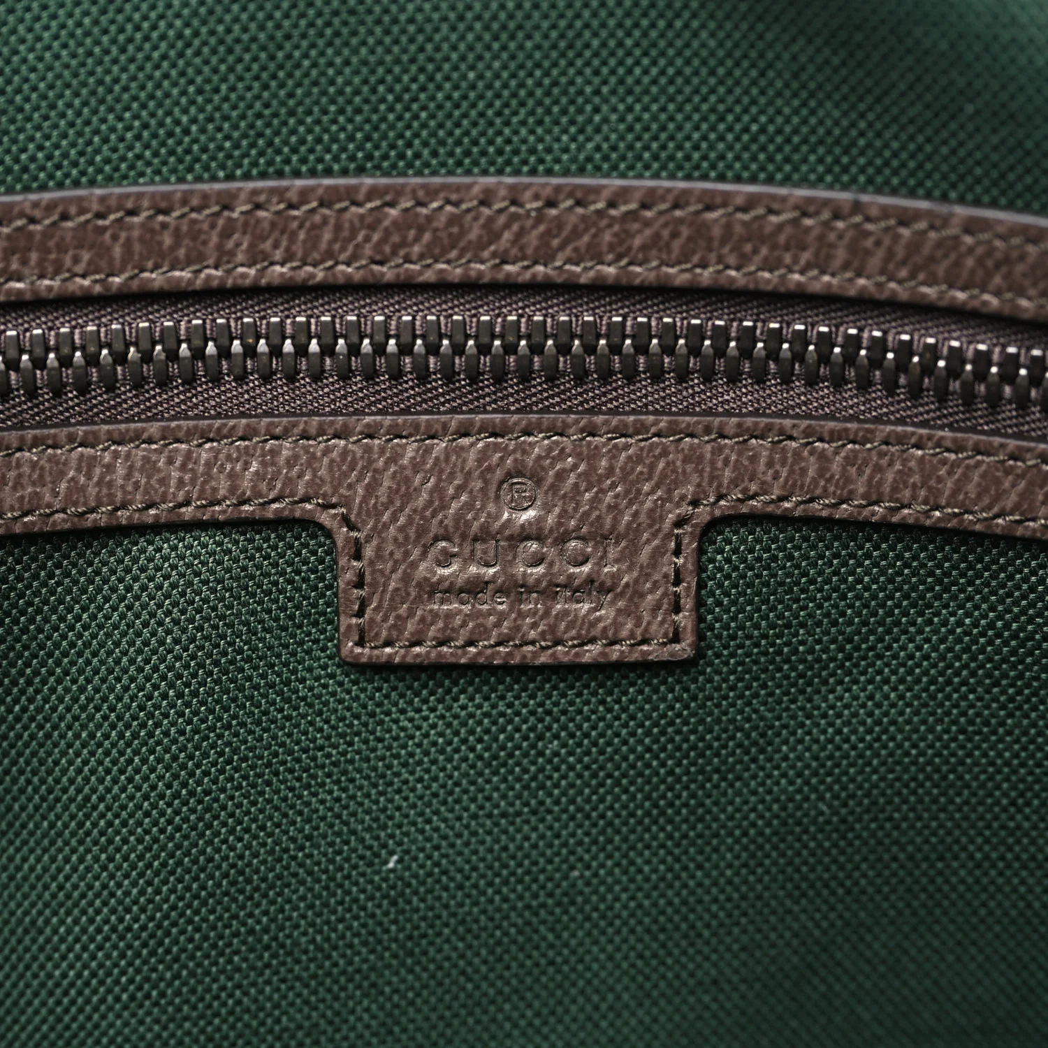 GG Supreme Monogram Textured Dollar Calfskin Web Medium Savoy Duffle Bag Beige Dark Brown - Top Club