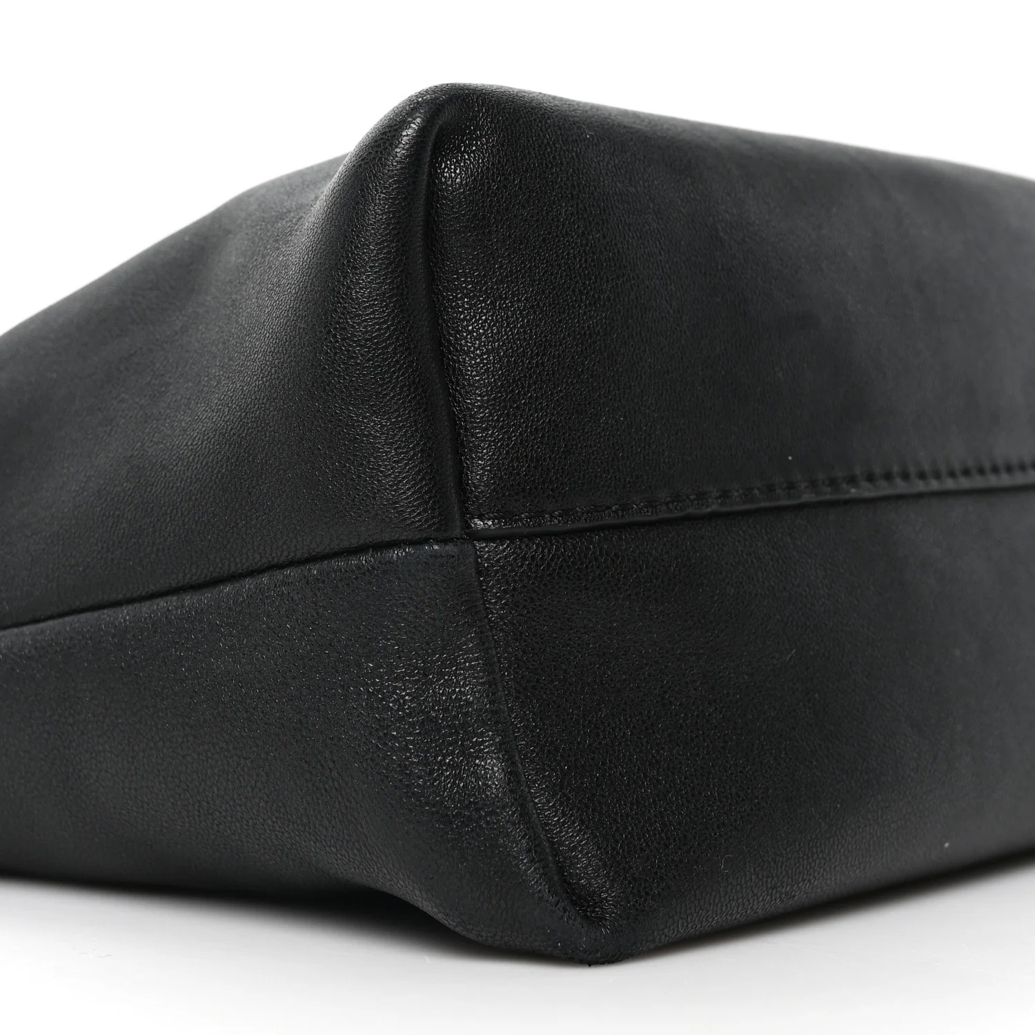 Mellow Nappa Medium Donut Chain Flamenco Knot Clutch Black - Top Club