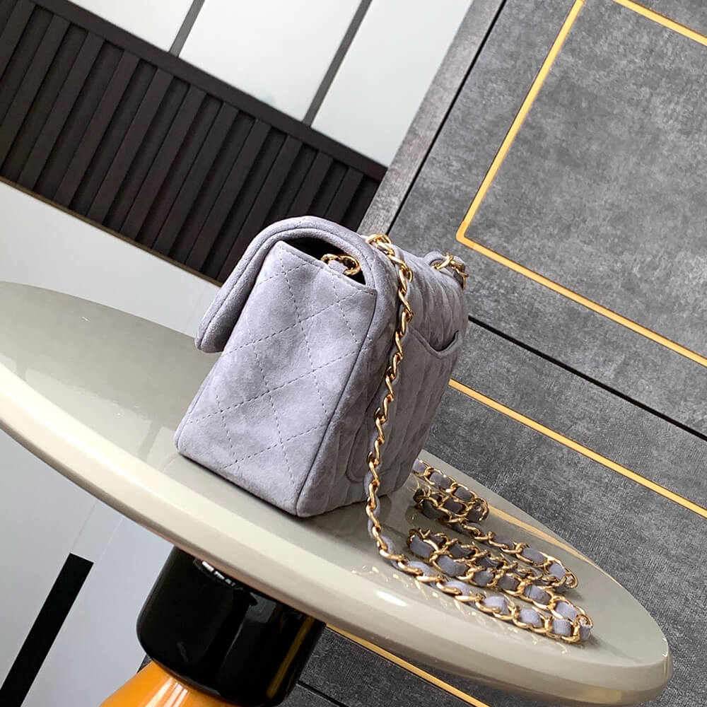 CHANEL SUEDE MINI FLAP BAG(HIGH-END GRADE) - Top Club