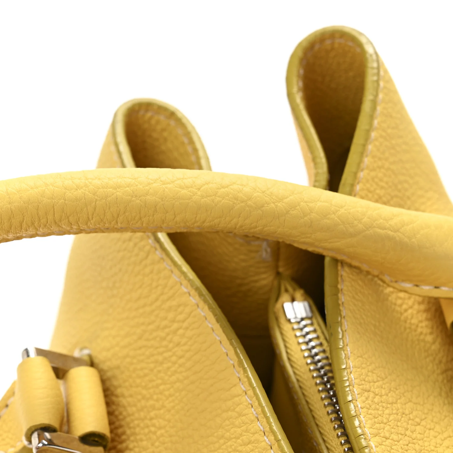 Grained Calfskin Bellevue Odessa Yellow - Top Club