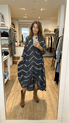 Women's Elegant Bohemian-Style Striped Maxi Dress - Nordfashionstorm - Women's Clothing, Fashion for You - Nordfashionstorm.com