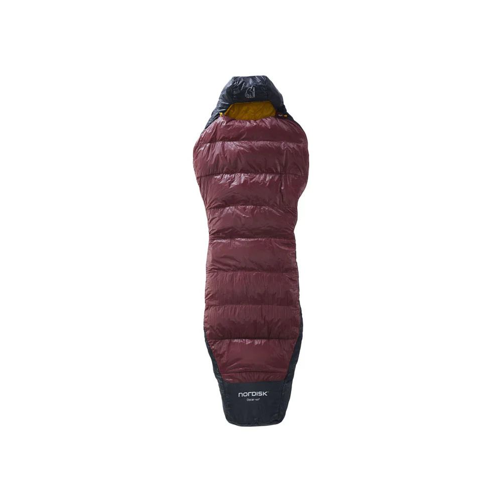 Nordisk Oscar +10o Curve L Maroon - Sleeping bag
