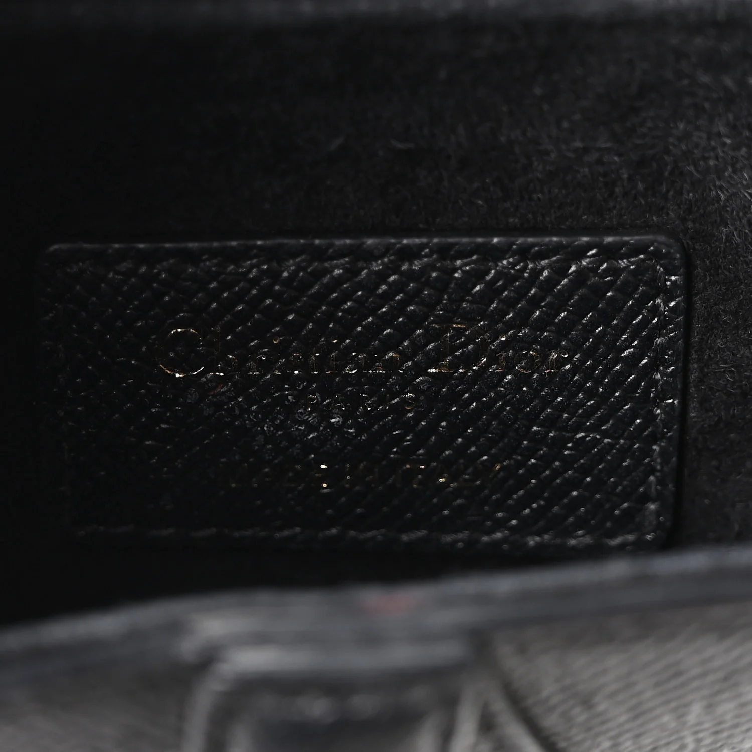 Grained Calfskin Mini Saddle Bag Black - Top Club