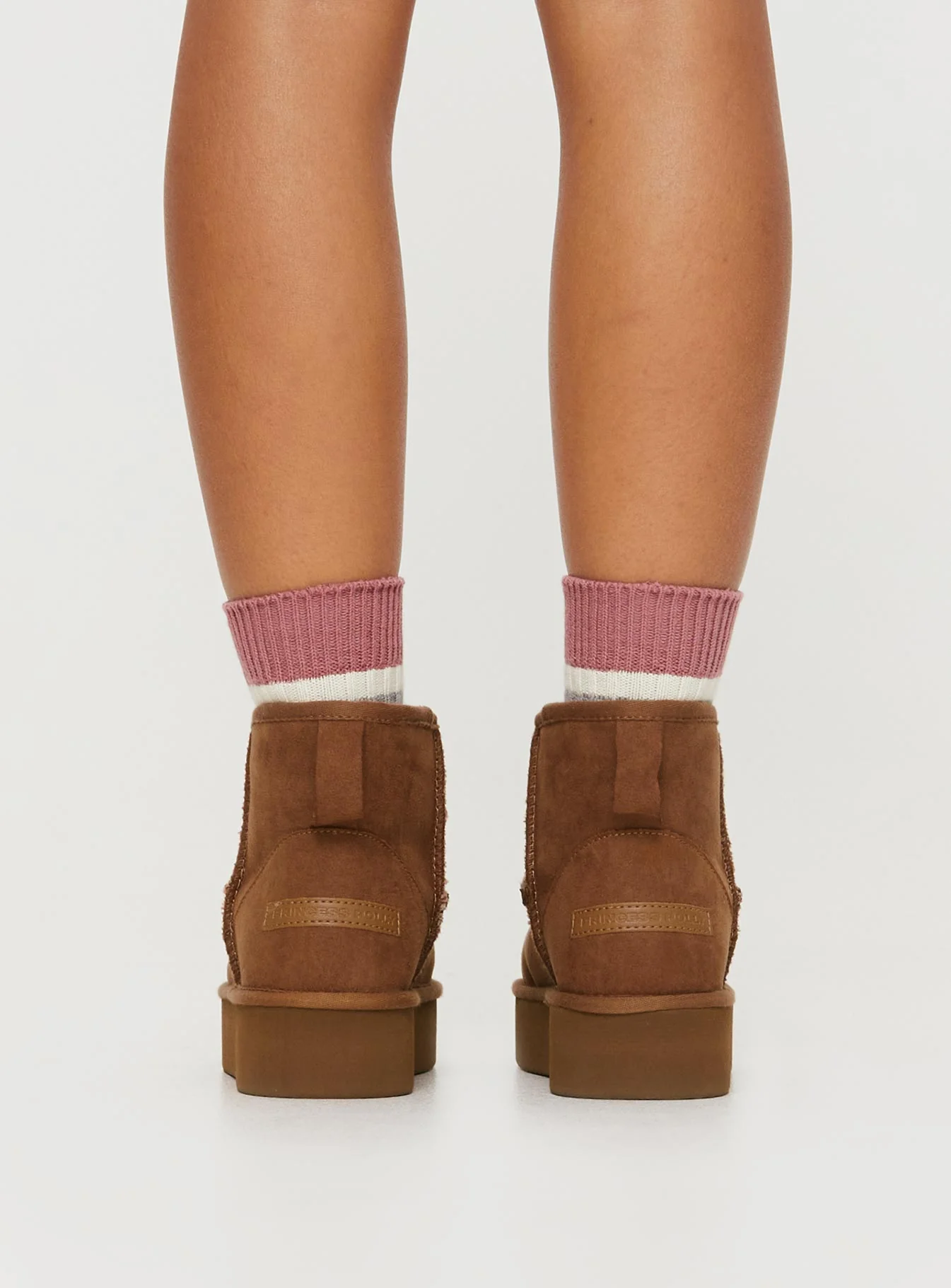 Franz Shearling Boots Dark Brown