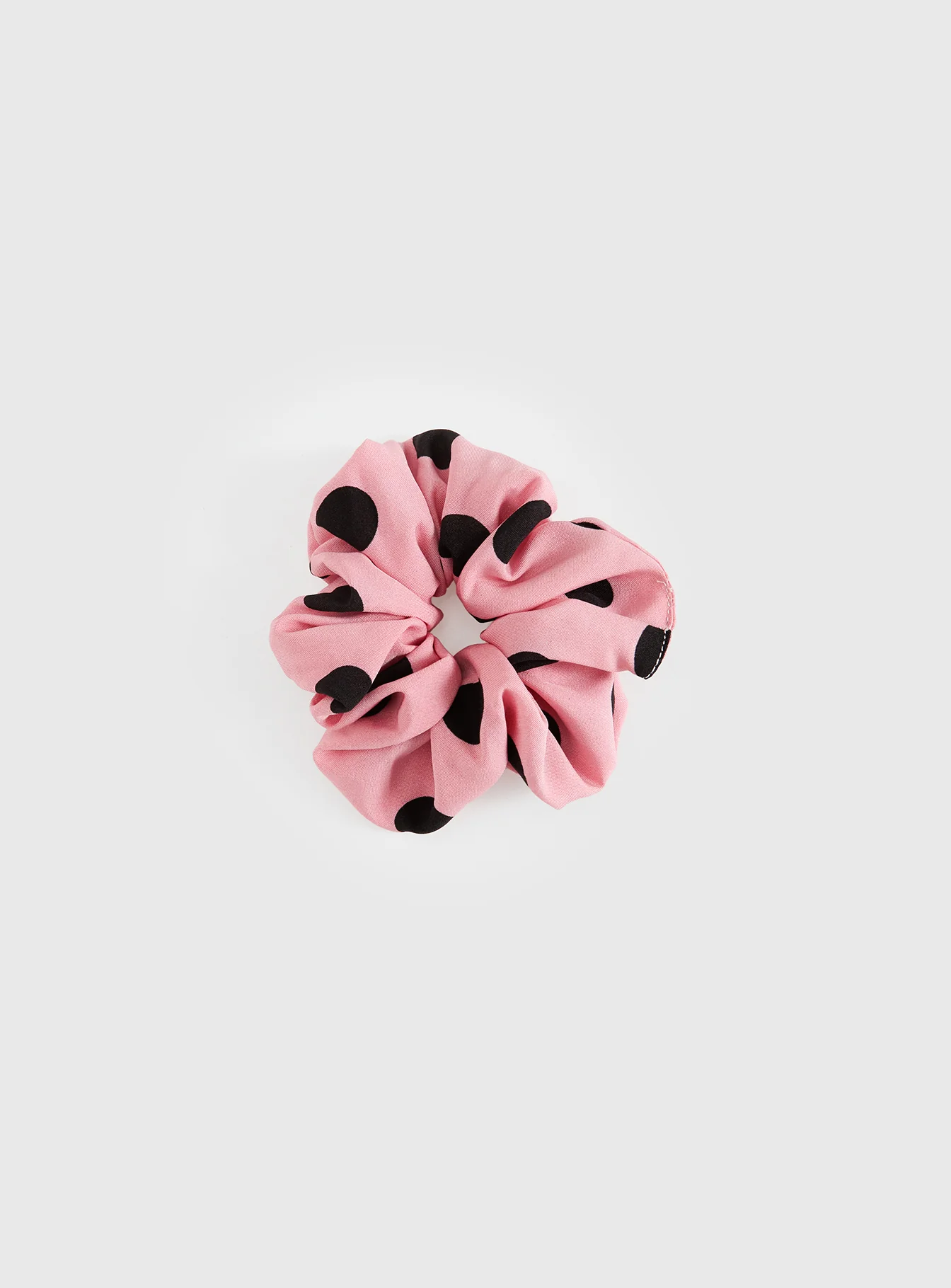 Can We Dance Scrunchie Pink Polka