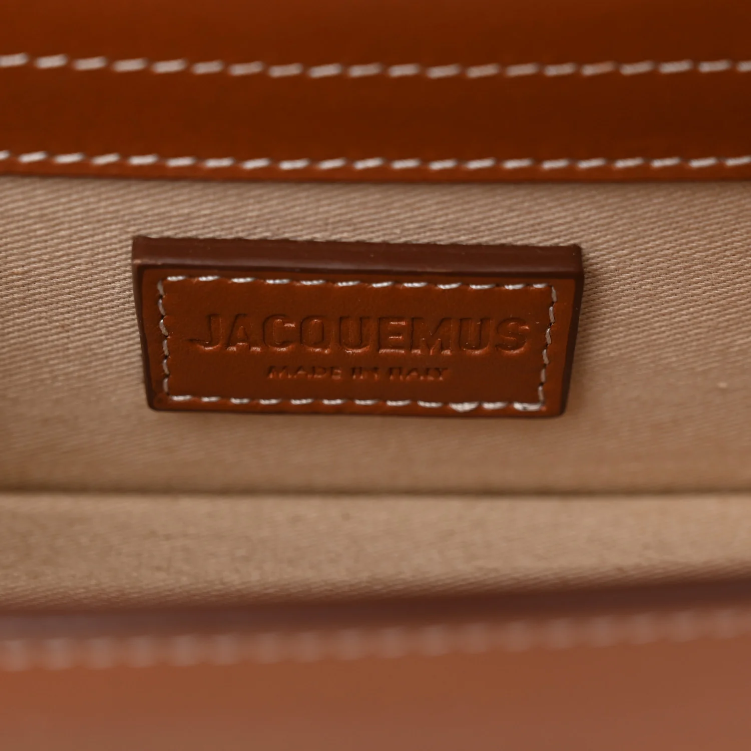 Smooth Calfskin Le Bambino Light Brown - Top Club