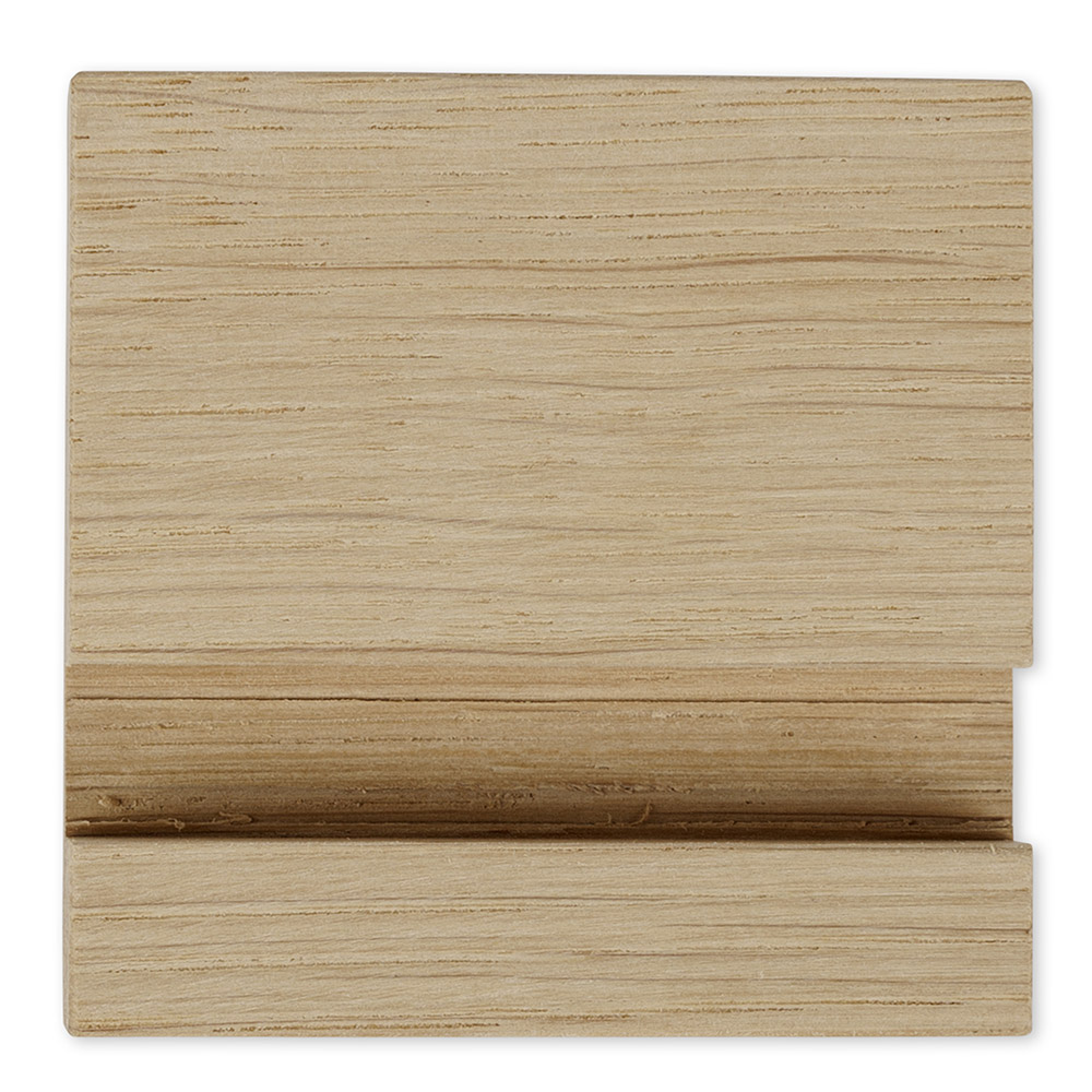 Houder wandtegel hout