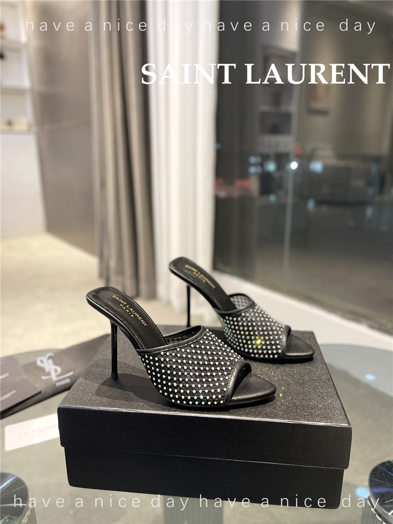 YSL high heel stiletto slippers - Sneaker Replica Workshop