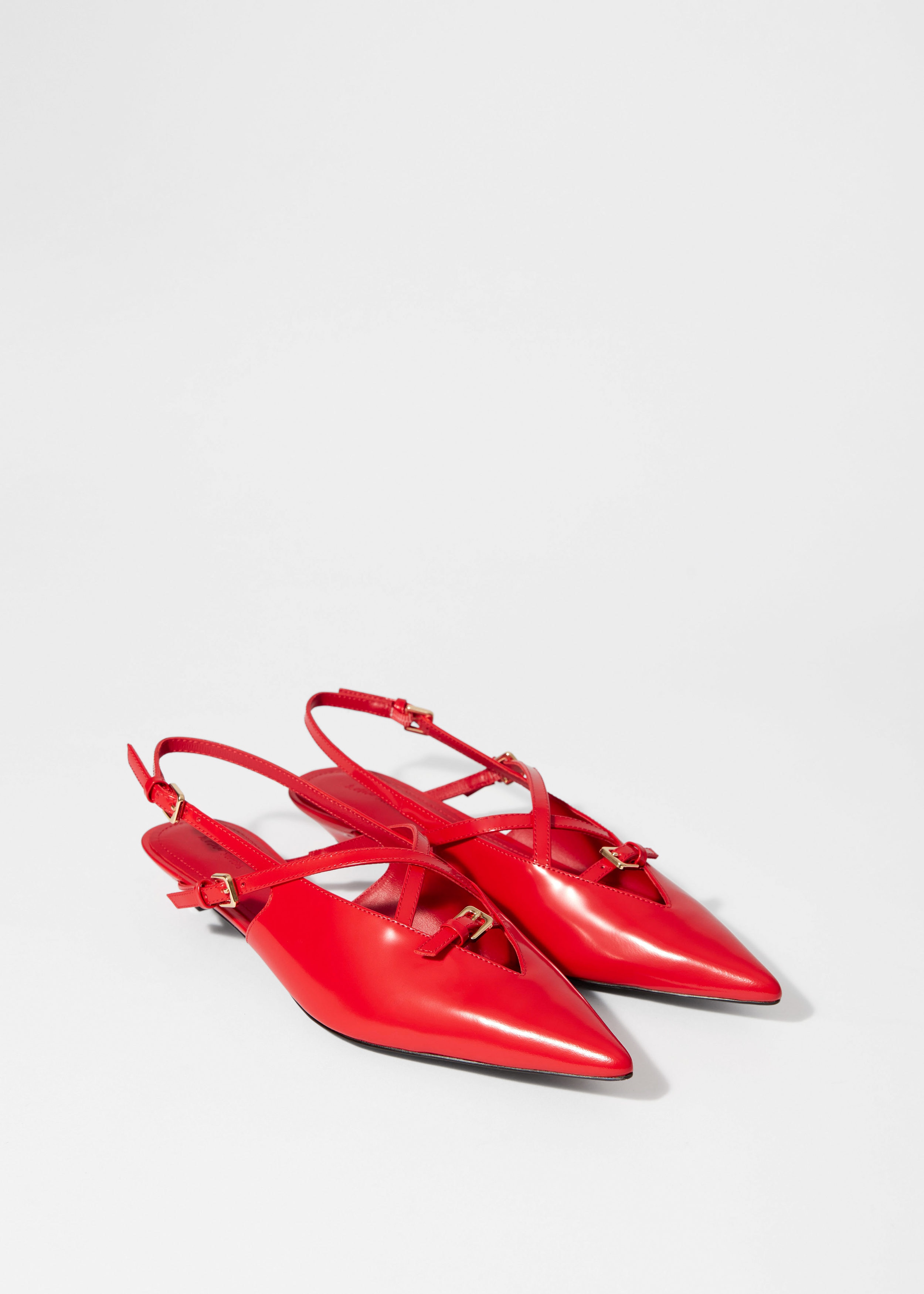& Other Stories BUCKLED STRAPPY SLINGBACK BALLERINAS
