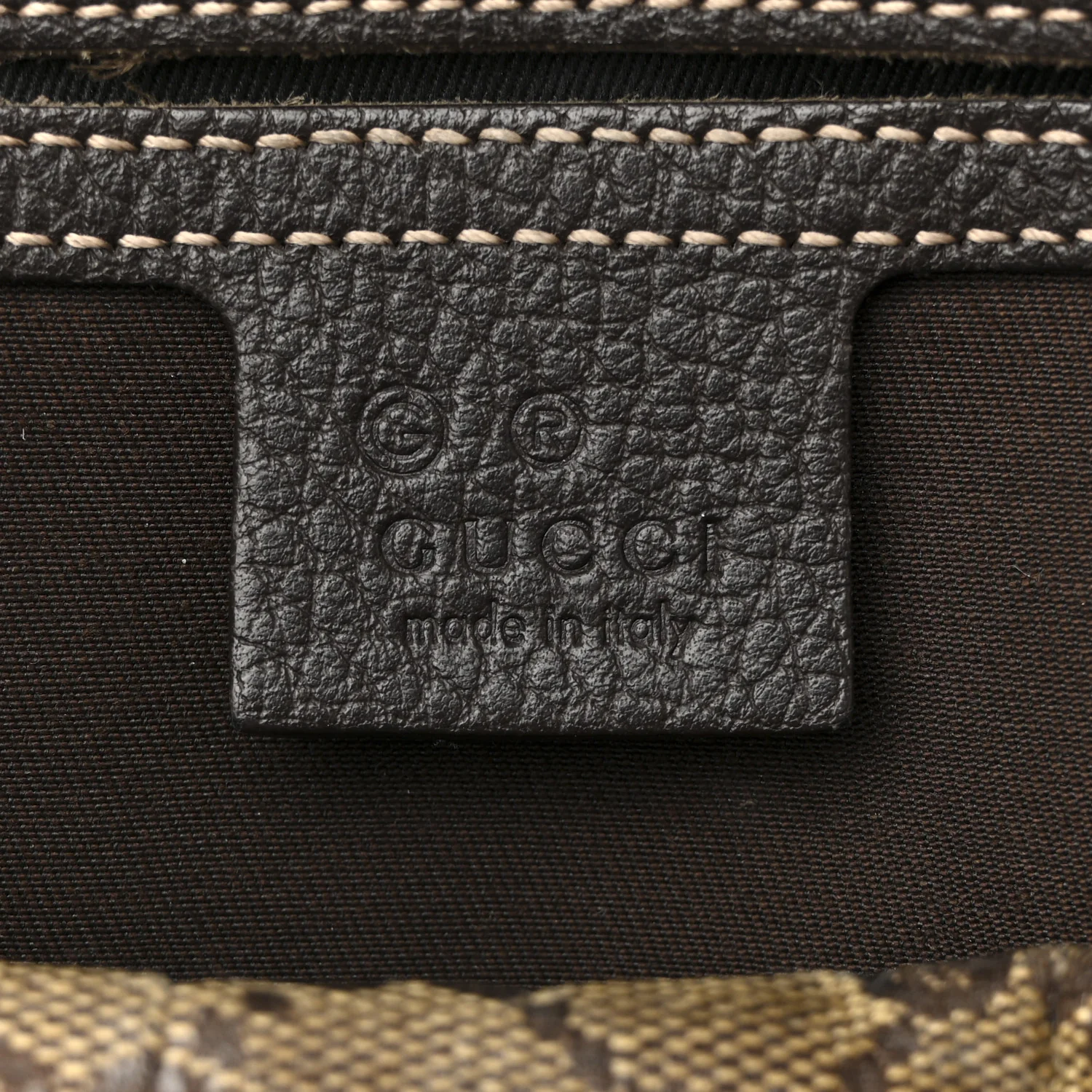 Crystal Monogram Medium Joy Boston Dark Brown - Top Club