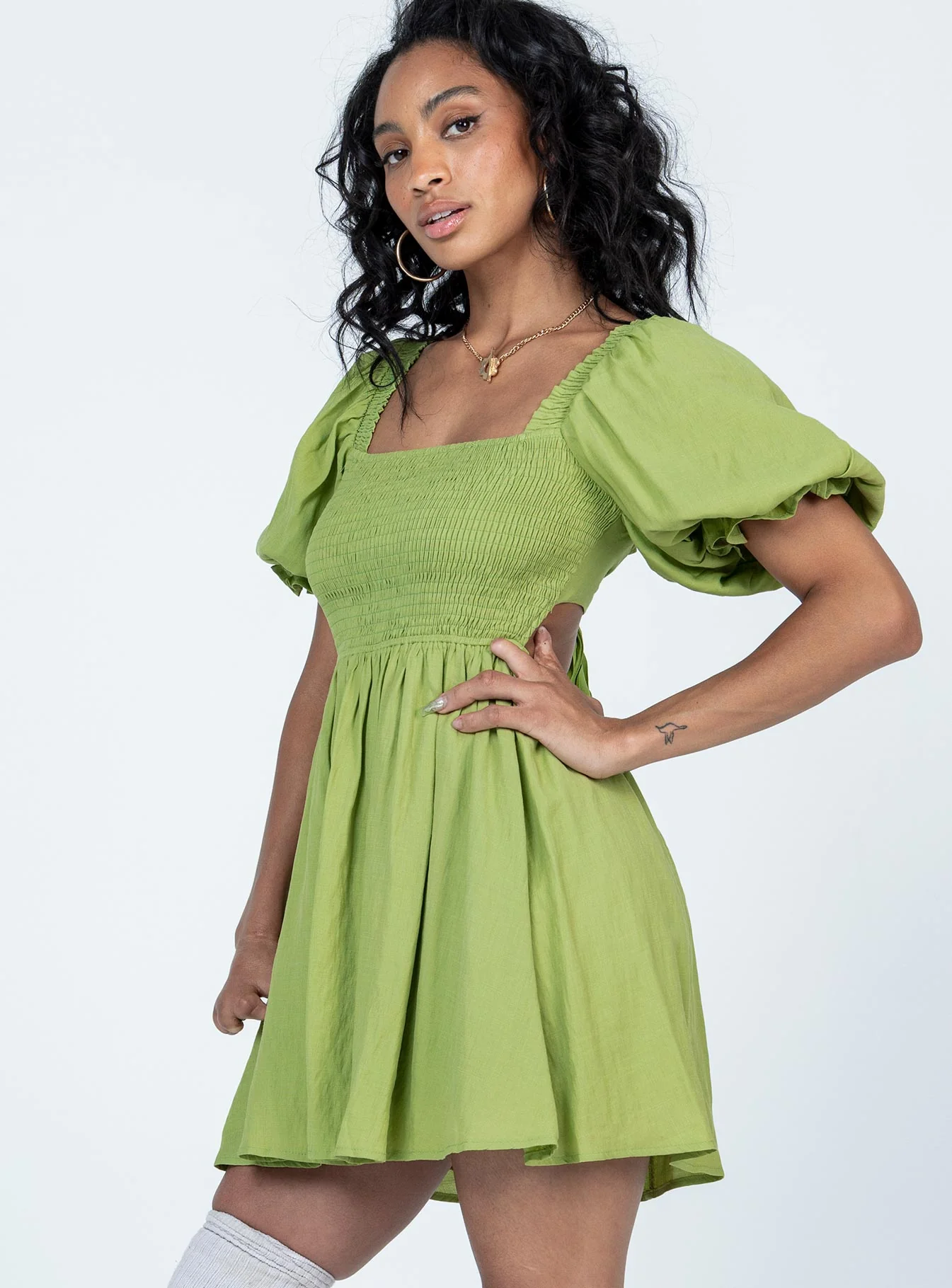 Dani Mini Dress Green