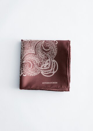 & Other Stories PAISLEY SILK SCARF