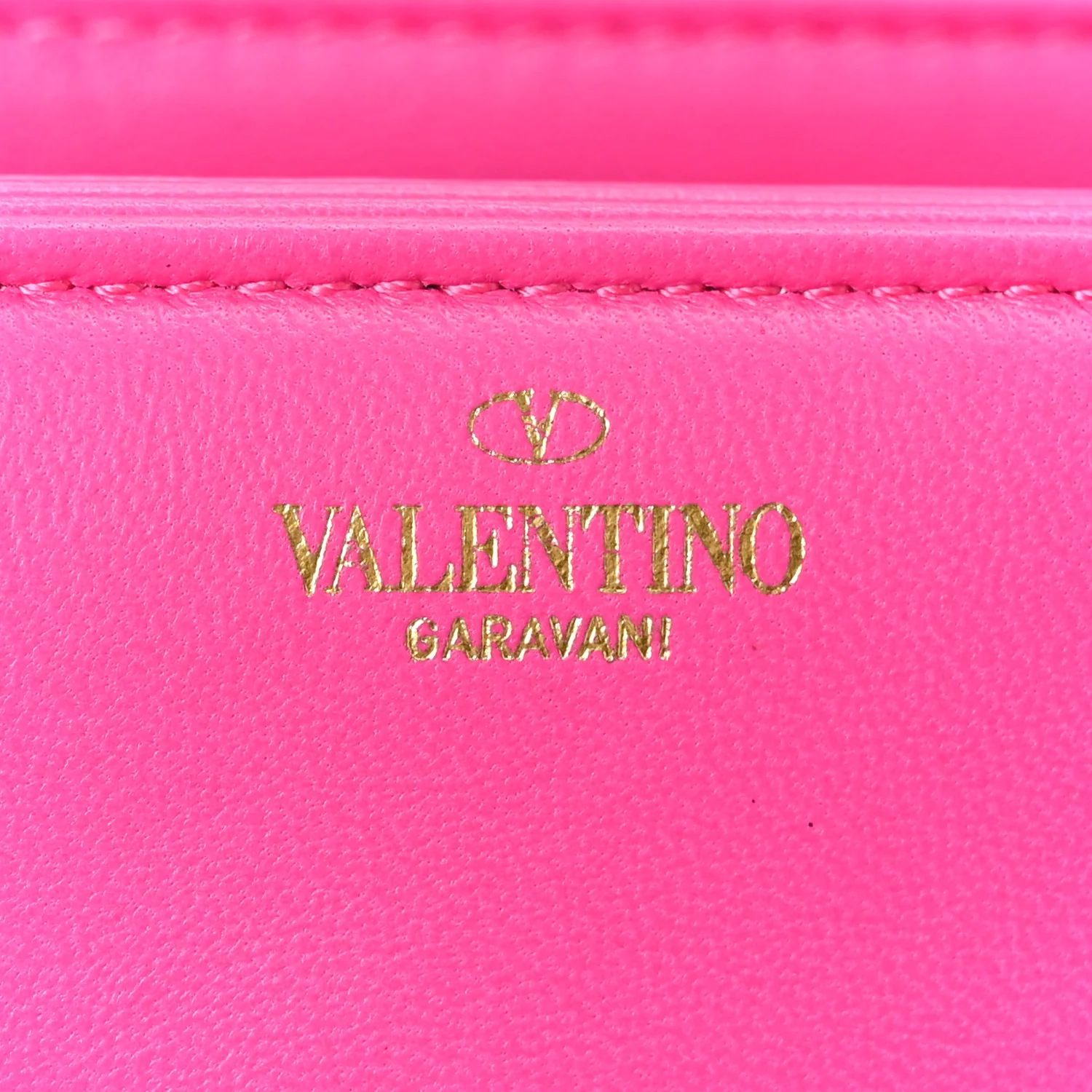 Nappa Monochrome One Stud Chain Clutch Pink PP - Top Club