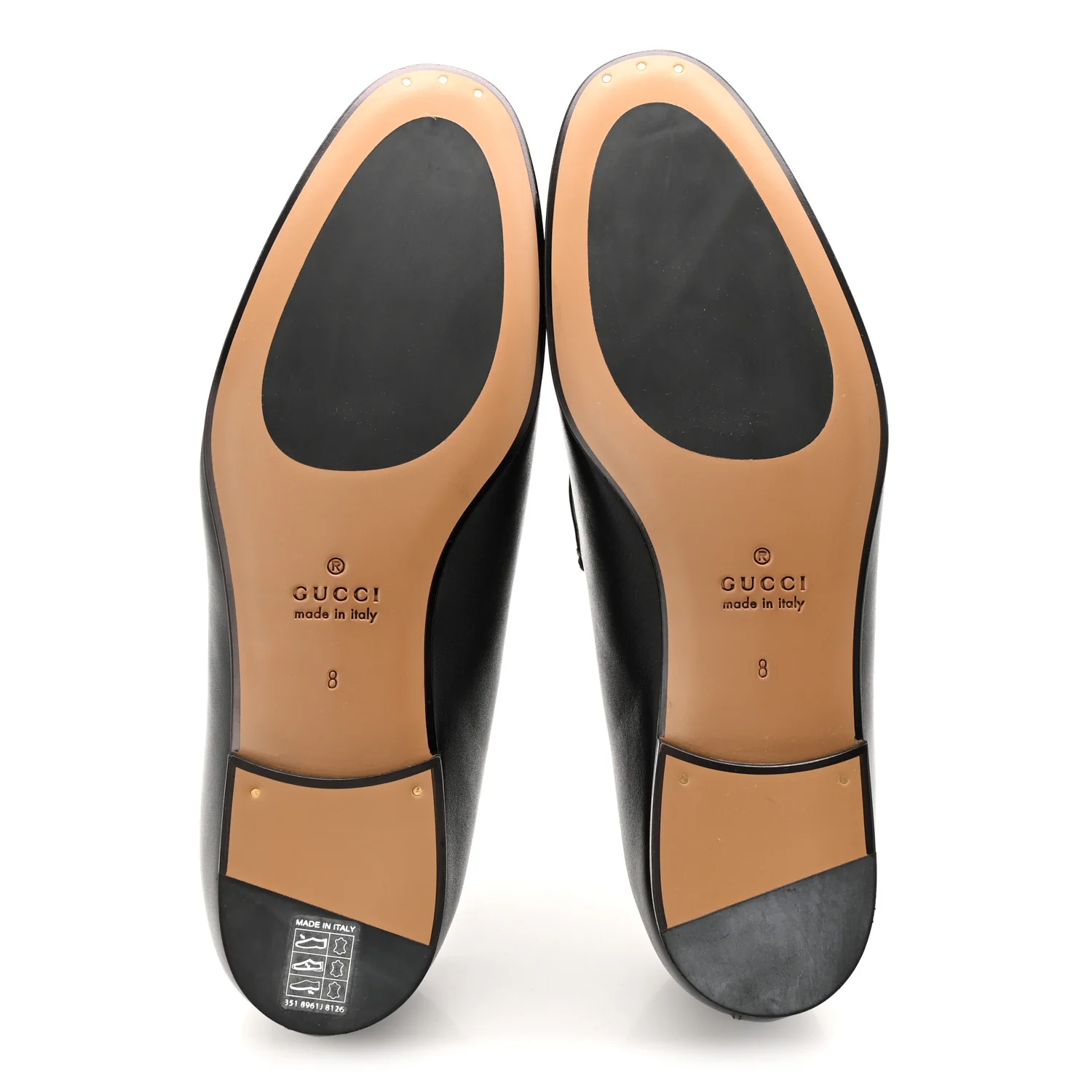 Calfskin Horsebit Mens Jordaan Loafers 8 Black - Top Club