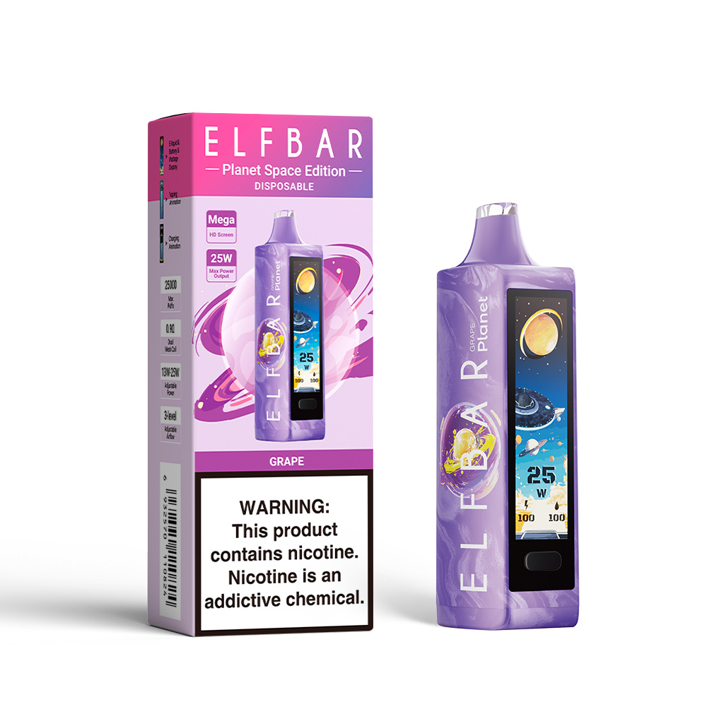 ELF BAR PLANET 25K Rechargeable Disposable Vape (All Flavours)