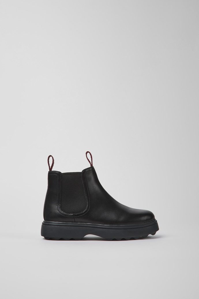 Norte Black Leather Chelsea Boots for Boys