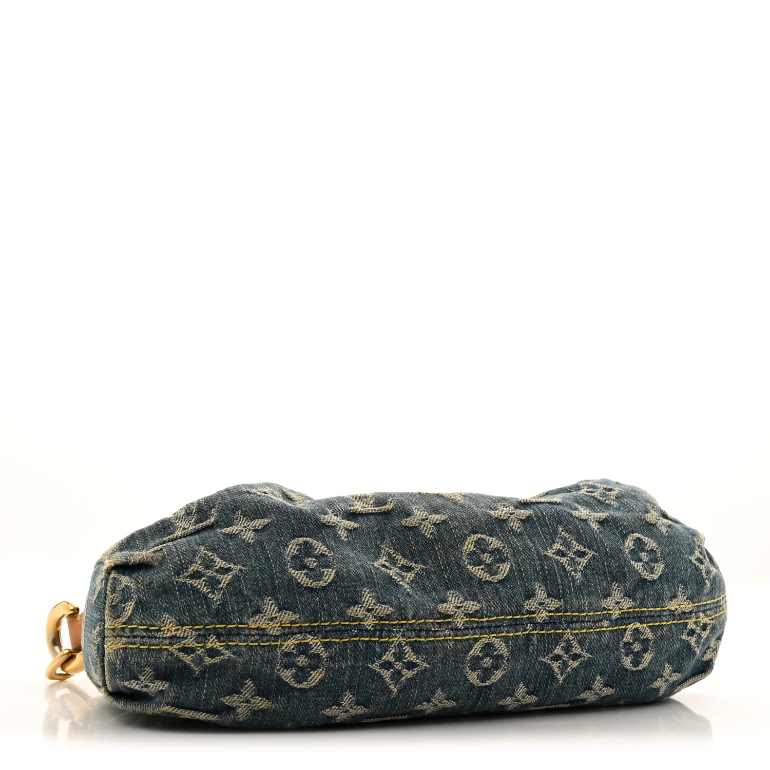 Monogram Denim Mini Pleaty Blue - Top Club
